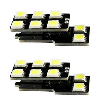 Светодиодные чипы T10 W5W 168 194 8 SMD 5050 CANBUS без ошибок под дверью для AUDI VOLKSWAGEN Прямая