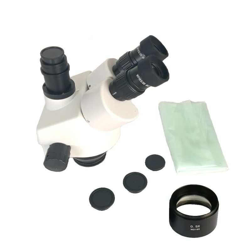 3.5X-45X Simul-Focal Trinocular Zoom Stereo Microscope Head WF10X/20 SZM0.5X WD165mm Microscopio
3.5X-45X Simul-Focal Trinocular Zoom Stereo Microscope Head WF10X/20 SZM0.5X WD165mm Microscopio