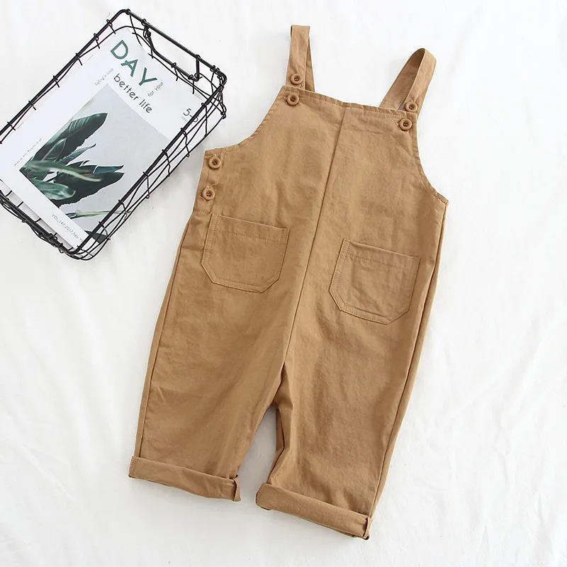 Baby Boy Girl Overalls Korean Fashion Kids Candy Color Jumpsuit for Girls Spring New Baby Boys Girls Big Pocket Strap PP Pants
Baby Boy Girl Overalls Korean Fashion Kids Candy Color Jumpsuit for Girls Spring New Baby Boys Girls Big Pocket Strap PP Pants