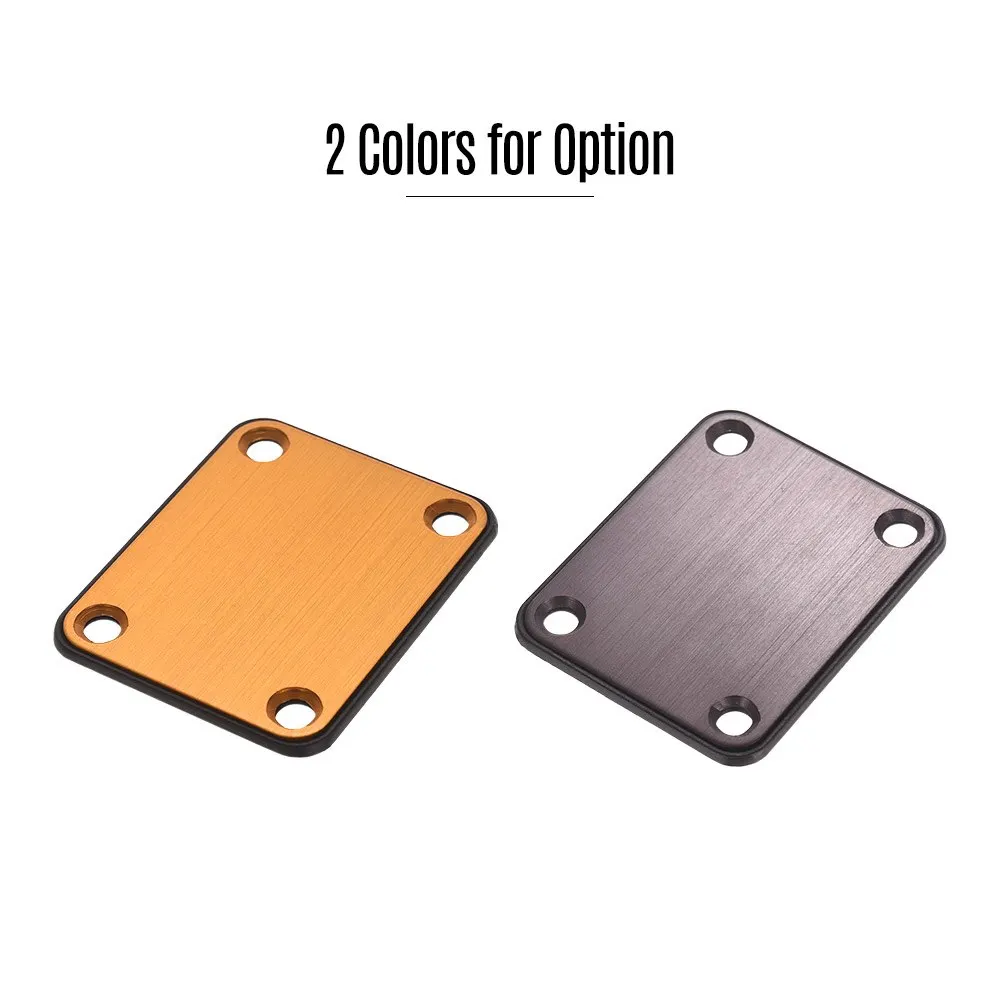 Guitar Neck Plates Aluminum Alloy Neckplate with Screws and Plastic Back Board Guitar Parts for Electric Guitar Cigar Box
Guitar Neck Plates Aluminum Alloy Neckplate with Screws and Plastic Back Board Guitar Parts for Electric Guitar Cigar Box