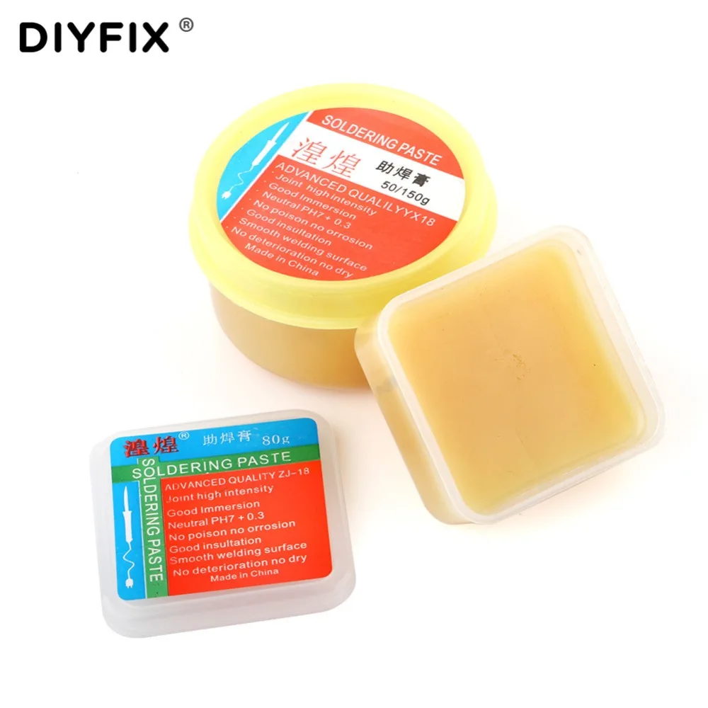 DIYFIX Soldering Flux Yellow Paste for PCB IC Welding Repair Tools Solder Paste High Intensity Free Rosin 51g 76g
DIYFIX Soldering Flux Yellow Paste for PCB IC Welding Repair Tools Solder Paste High Intensity Free Rosin 51g 76g