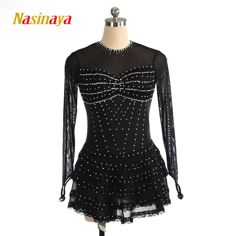 Nasinaya Figure Skating Dress Customized Competition Ice Skating Skirt for Girl Women Kids Patinaje Gymnastics Performance 245
Nasinaya Figure Skating Dress Customized Competition Ice Skating Skirt for Girl Women Kids Patinaje Gymnastics Performance 245