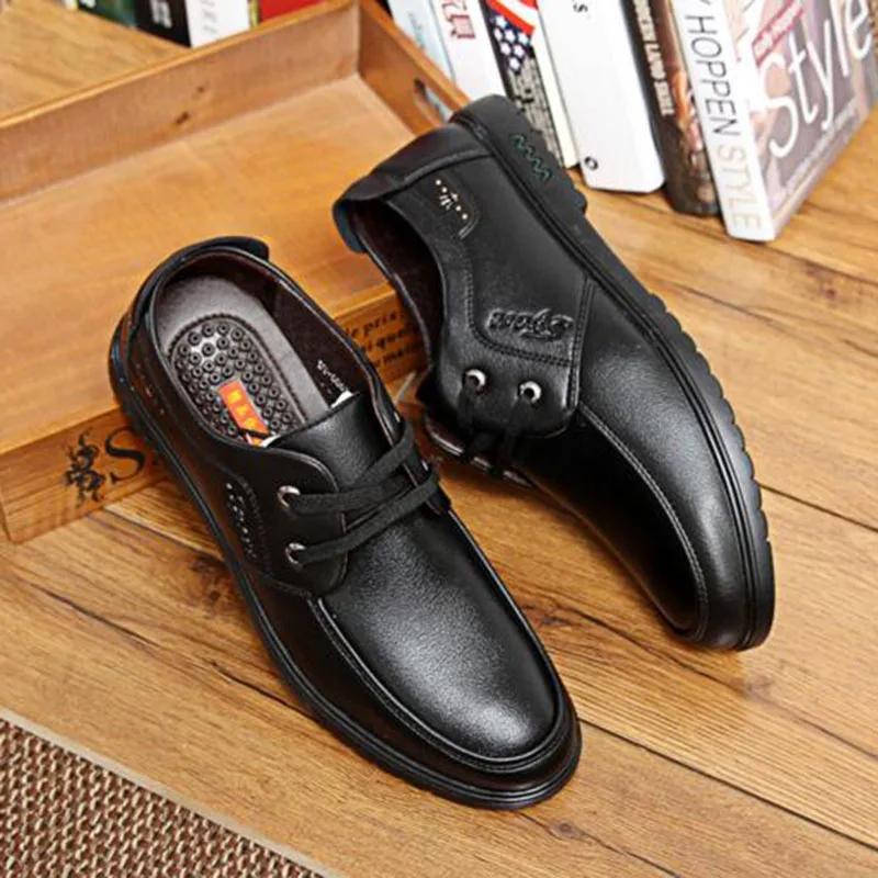 Business Men Cow Genuine Leather Lace-up Non-slip Shoes,Pointed Toe Breathable Soft Buttom Dress Leather Shoes Plus Size 45-48
Business Men Cow Genuine Leather Lace-up Non-slip Shoes,Pointed Toe Breathable Soft Buttom Dress Leather Shoes Plus Size 45-48