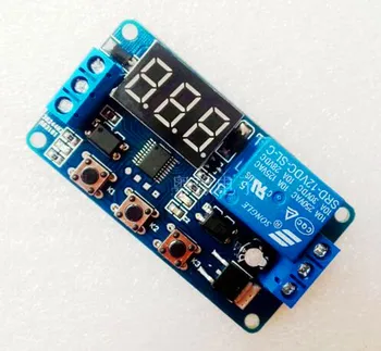 Free Shipping!!! 1 time delay relay module / cycle pulse trigger delay power delay multifunction 5V12V24V
Free Shipping!!! 1 time delay relay module / cycle pulse trigger delay power delay multifunction 5V12V24V