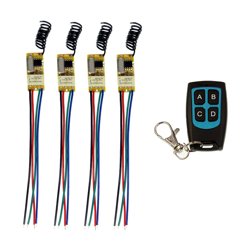 DC 3.6V 3.7V 4.5V 5V 6V 7.4V 9V 12V Micro Control System Mini Volume Wireless Remote Waterproof Control
DC 3.6V 3.7V 4.5V 5V 6V 7.4V 9V 12V Micro Control System Mini Volume Wireless Remote Waterproof Control