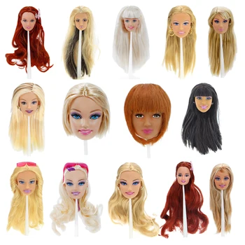 Excellent Quality Doll Head Different Face Straight Curly Hair With Fashion Random Earrings DIY Accessories for 12" Doll Toys
Excellent Quality Doll Head Different Face Straight Curly Hair With Fashion Random Earrings DIY Accessories for 12" Doll Toys