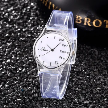 Transparent Watch Women Creative Clock Silicon Sport Casual Quartz Wristwatch Unique Crystal Ladies Watches Rainbow Reloj Mujer
Transparent Watch Women Creative Clock Silicon Sport Casual Quartz Wristwatch Unique Crystal Ladies Watches Rainbow Reloj Mujer