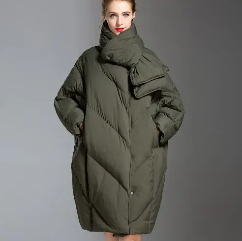 Women Down Coat 2018 New Winter Long Casual White Duck Down Parka Outdoor Female Fashion Loose Thick Warm Puffer Jacket FR3012
Women Down Coat 2018 New Winter Long Casual White Duck Down Parka Outdoor Female Fashion Loose Thick Warm Puffer Jacket FR3012