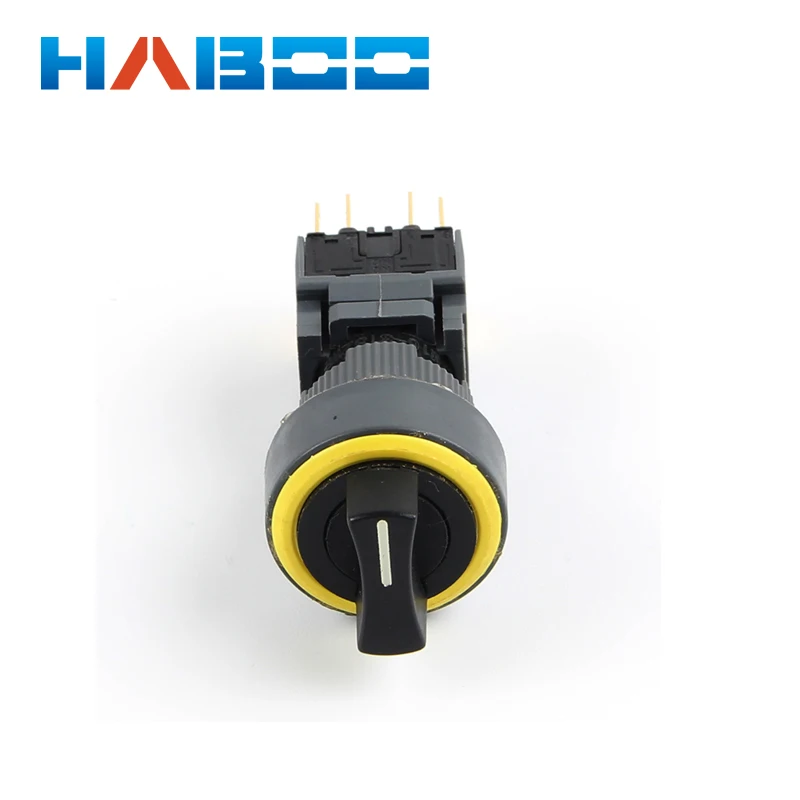 10pcs/lot 16mm HABOO waterproof IP65 2position selector push button switch 3NO+3NC 5A/250VAC
10pcs/lot 16mm HABOO waterproof IP65 2position selector push button switch 3NO+3NC 5A/250VAC