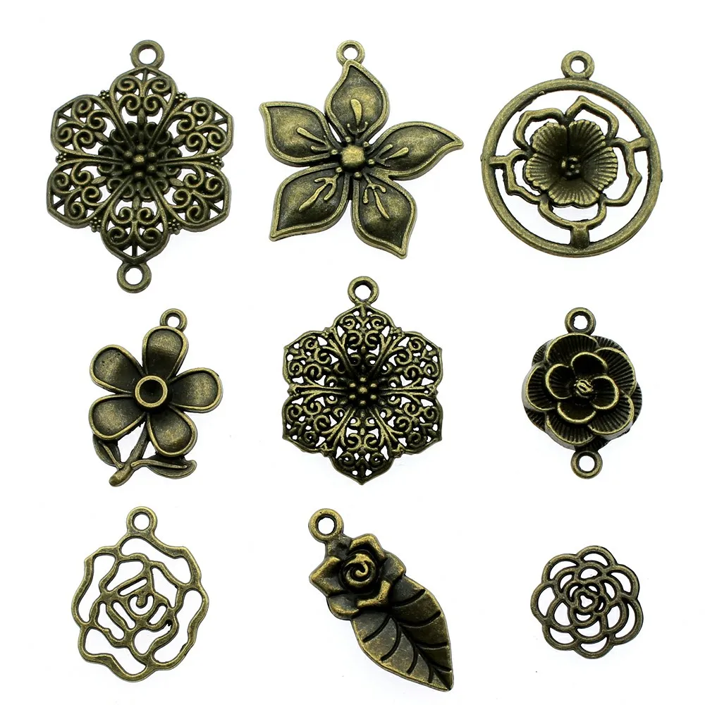 50%OFF(10 pcs or more) Charms Flower Vintage Antique Bronze Color Flower Pendant Charms Flower Charms Jewelry Accessories
50%OFF(10 pcs or more) Charms Flower Vintage Antique Bronze Color Flower Pendant Charms Flower Charms Jewelry Accessories