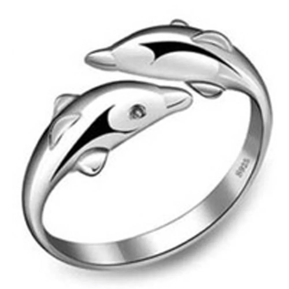 New Fashion Romantic Dolphin Bay Lovers Ring Opening Adjustable Fashion Ring Drop Shipping
New Fashion Romantic Dolphin Bay Lovers Ring Opening Adjustable Fashion Ring Drop Shipping