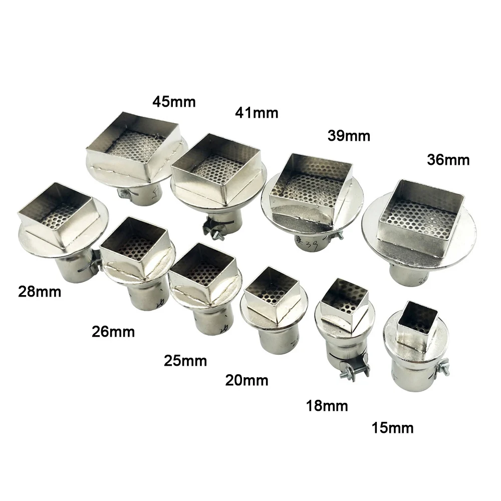 Each Kind Specifications New Heat Gun Square Nozzles Heat Air Gun Solder Kit For Hot Air Soldering Accessories Welding Nozzles
Each Kind Specifications New Heat Gun Square Nozzles Heat Air Gun Solder Kit For Hot Air Soldering Accessories Welding Nozzles