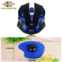 Promotion 3500DPI LED Optical Gaming Game Mouse Pro Gamer Computer Mice For PC High Quality &Mouse Pad