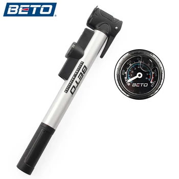 BETO Bicycle Pump Mini Portable Cycling Road Bike MTB Aluminium Alloy Tire Inflator Air Pump With Pressure Gauge Bracket
BETO Bicycle Pump Mini Portable Cycling Road Bike MTB Aluminium Alloy Tire Inflator Air Pump With Pressure Gauge Bracket