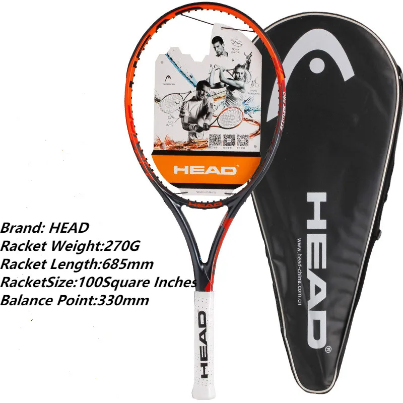 HEAD Tennis Rackets For Men Women Top Quality Champion Professional Attitude Pro Rackets For Tennis Shockproof Man Racquets Bag
HEAD Tennis Rackets For Men Women Top Quality Champion Professional Attitude Pro Rackets For Tennis Shockproof Man Racquets Bag