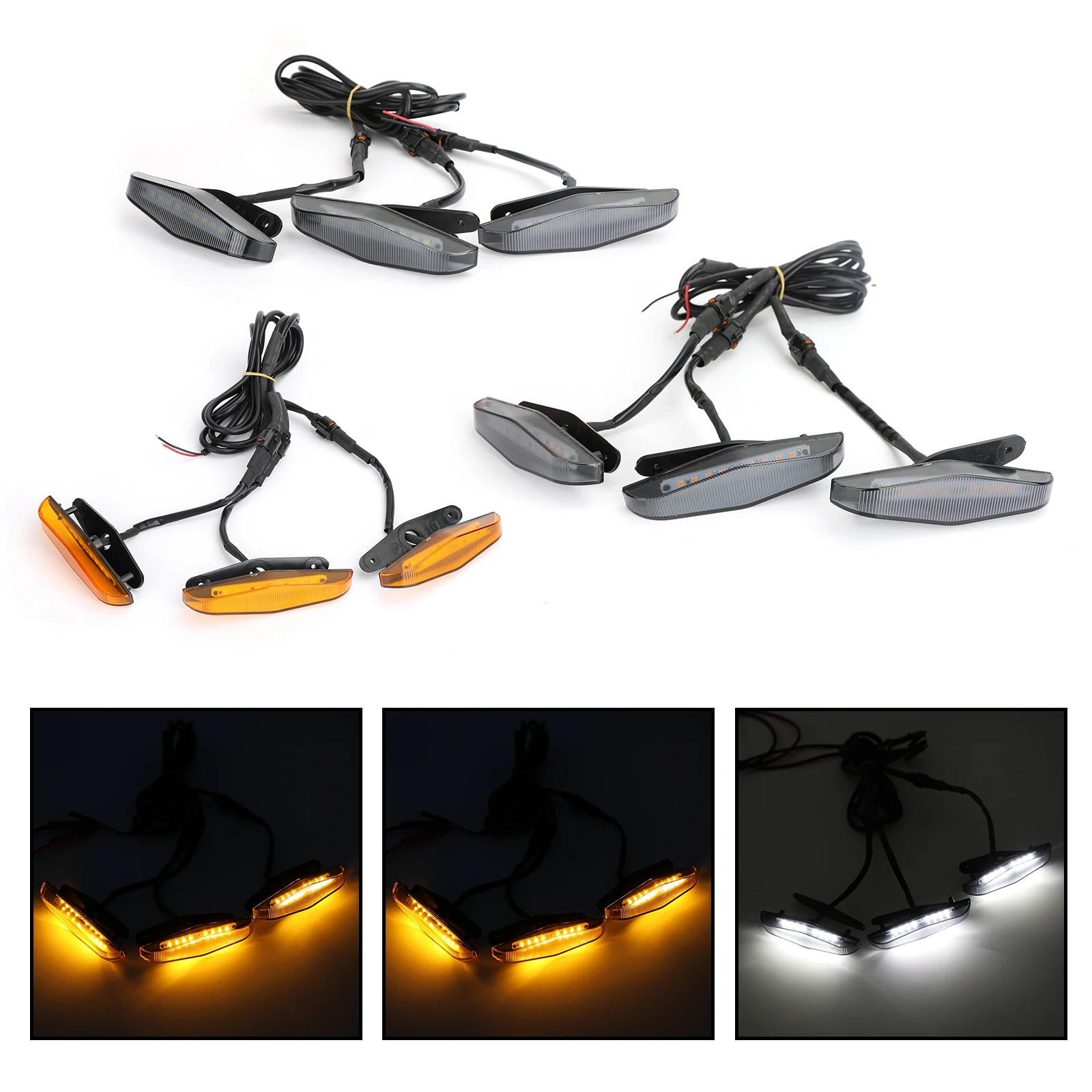 Areyourshop 3PCS Car Grilles LED Lights Light For 4Runner TRD Pro 2014-2019 New Accessories | Автомобили и мотоциклы