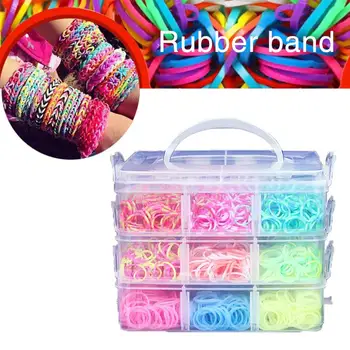 DIY Rainbow Rubber Bands Twist Loom Set Rubber Loom Bands Kits Friendship Bracelet Maker Making Kit For Kids Hand Made Ornaments
DIY Rainbow Rubber Bands Twist Loom Set Rubber Loom Bands Kits Friendship Bracelet Maker Making Kit For Kids Hand Made Ornaments