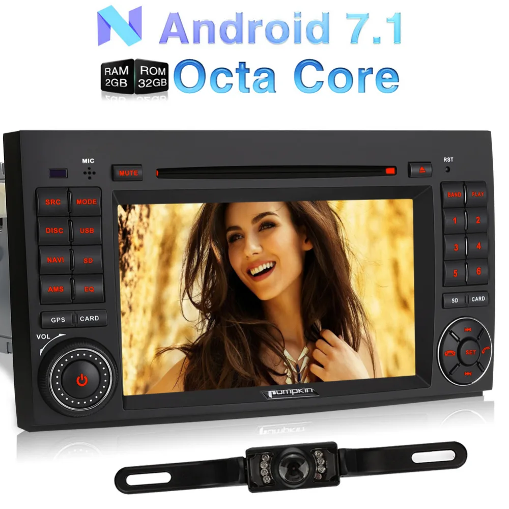 Pumpkin 2 Din8''Android 7.1 Octa-core Car DVD Player GPS Navigation Stereo For Benz A/B Series/Viano Wifi OBD2 FM Radio Headunit
Pumpkin 2 Din8''Android 7.1 Octa-core Car DVD Player GPS Navigation Stereo For Benz A/B Series/Viano Wifi OBD2 FM Radio Headunit