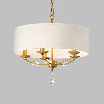 American modern copper crystal pendant lights living room bedroom hotel hall hanging lights forbic dinning suspension luminaire
American modern copper crystal pendant lights living room bedroom hotel hall hanging lights forbic dinning suspension luminaire