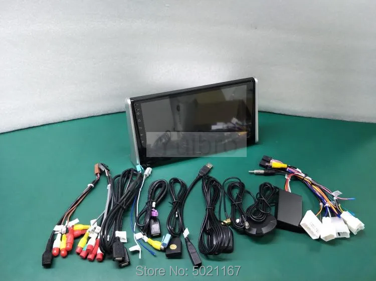 Perfect Yulbro android 8.1 octa core car dvd multimedia player for Toyota RAV4 2019 with radio bluetooth gps navigation video IPS screen 23