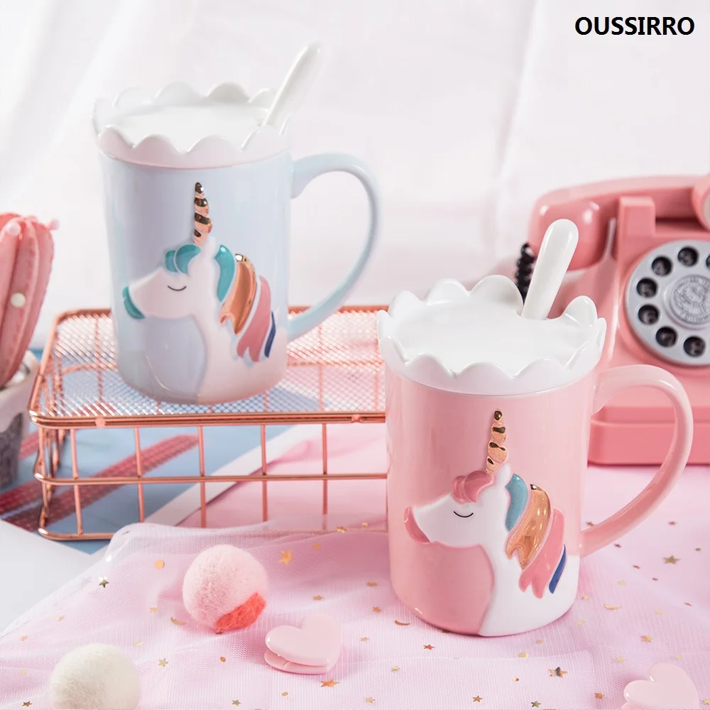 OUSSIRRO Creative 3D Relief Glod Unicorn Coffee Mug with Spoon and Crown Lid Drinking Coffee Tea Cup Gift
OUSSIRRO Creative 3D Relief Glod Unicorn Coffee Mug with Spoon and Crown Lid Drinking Coffee Tea Cup Gift
