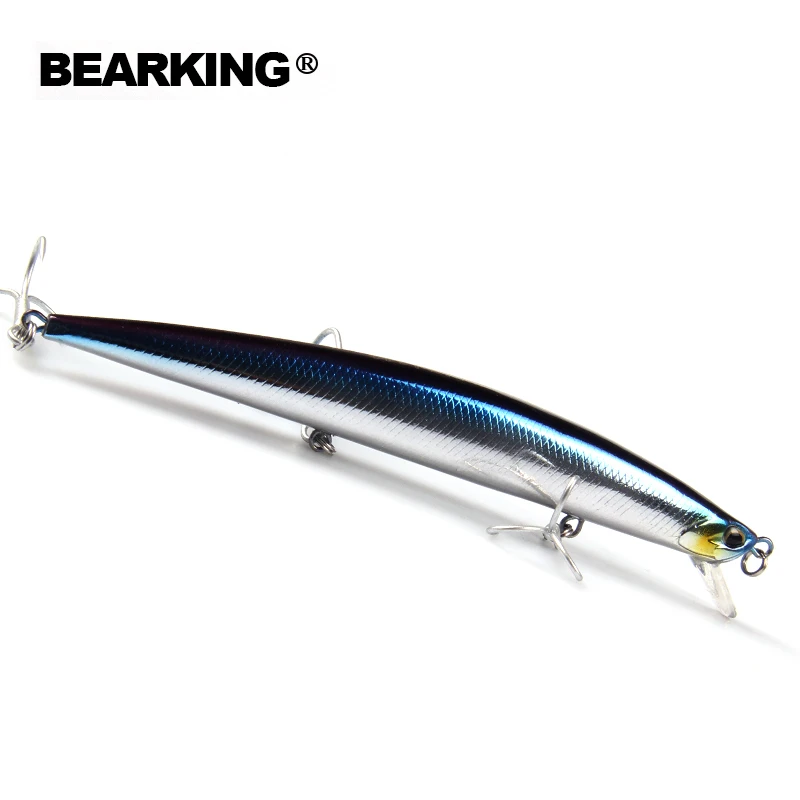 Bearking 1PCS slim-m58 Minnow Fishing Lure Laser Hard Artificial Bait 3D Eyes 14cm 18g Fishing Wobblers Crankbait Minnows
Bearking 1PCS slim-m58 Minnow Fishing Lure Laser Hard Artificial Bait 3D Eyes 14cm 18g Fishing Wobblers Crankbait Minnows