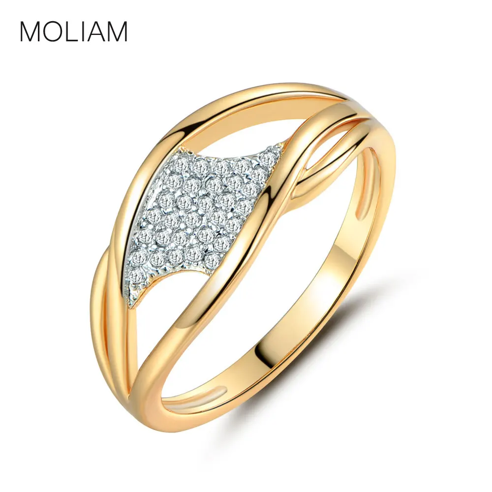 MOLIAM Ladies Jewellery Vintage Rings Gold-Color Luxury Crystal Cubic Zirconia Big Rings for Women MLR245
MOLIAM Ladies Jewellery Vintage Rings Gold-Color Luxury Crystal Cubic Zirconia Big Rings for Women MLR245