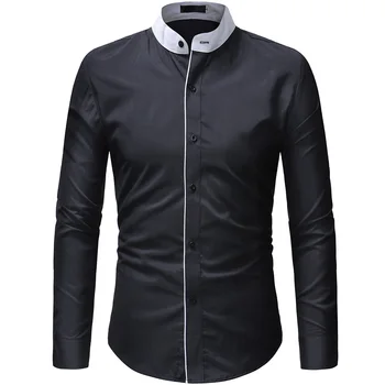 WSGYJ Dress Shirt Men 2019 Korean Fashion Long Sleeve Casual Shirts Solid Color Cotton Business Social Men's Clothing
WSGYJ Dress Shirt Men 2019 Korean Fashion Long Sleeve Casual Shirts Solid Color Cotton Business Social Men's Clothing
