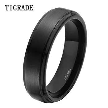 Tigarde 6mm 8mm Black Ceramic Ring Men Wedding Band Engagement Rings Male Jewelry Bague Ceramique Maleanel masculino Rings
Tigarde 6mm 8mm Black Ceramic Ring Men Wedding Band Engagement Rings Male Jewelry Bague Ceramique Maleanel masculino Rings