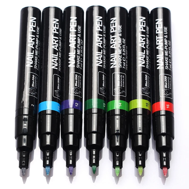 3D Nail Marker Pen Watercolor Brush Marker Pen DIY Art Nail Sketch Drawing Dotting Tool Beauty Pen Art Supplies 16 Colors
3D Nail Marker Pen Watercolor Brush Marker Pen DIY Art Nail Sketch Drawing Dotting Tool Beauty Pen Art Supplies 16 Colors