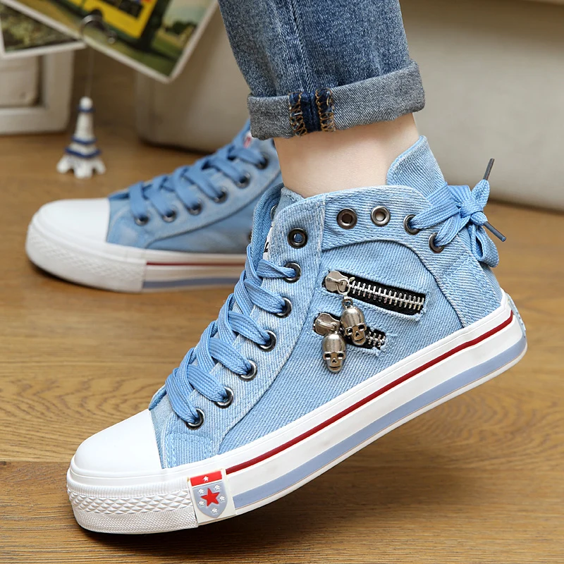 Women's Jeans Sneaker Women's Denim Canvas Shoes Casual Shoes Trainers Walking Skateboard Lace-up Spring/Autumn Fashion Shoes
Women's Jeans Sneaker Women's Denim Canvas Shoes Casual Shoes Trainers Walking Skateboard Lace-up Spring/Autumn Fashion Shoes