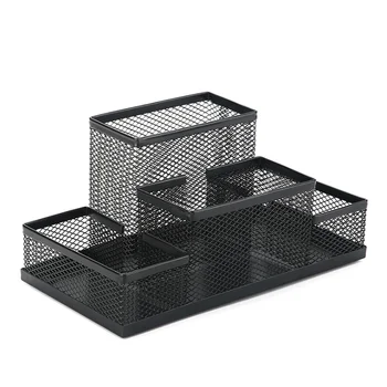4 Storage Multi-functional Desk Organizer Mesh Metal Pen Holder Stationery Office School Supplies
4 Storage Multi-functional Desk Organizer Mesh Metal Pen Holder Stationery Office School Supplies