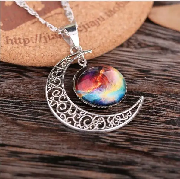 Utei Design Hot Selling Silver Color Alloy Amaing Moon Pendent Necklace Pretty Gift Starry Sky Necklace
Utei Design Hot Selling Silver Color Alloy Amaing Moon Pendent Necklace Pretty Gift Starry Sky Necklace