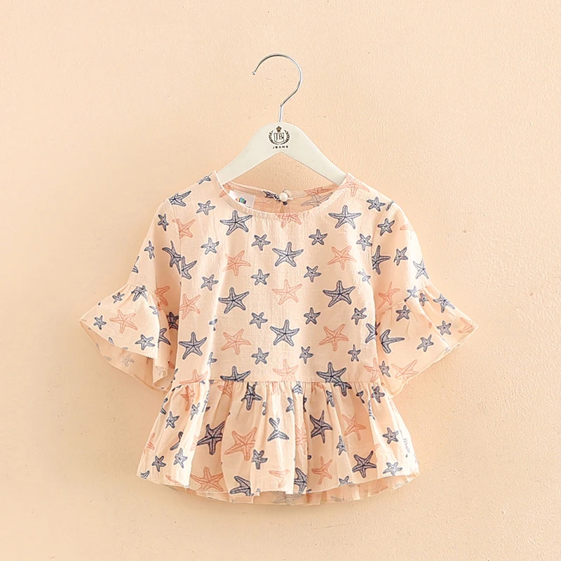 Baby Short Sleeved Jacket 2019 Summer Girls Children's Short-sleeved Doll Shirt Top
Baby Short Sleeved Jacket 2019 Summer Girls Children's Short-sleeved Doll Shirt Top