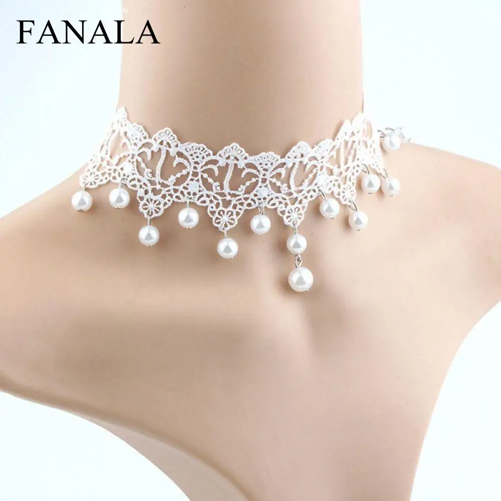 White Wedding Fashion Necklaces Imitation Jewelry Vintage Bridal Pearl Choker Elegant Statement New 2018 Women Lace For
White Wedding Fashion Necklaces Imitation Jewelry Vintage Bridal Pearl Choker Elegant Statement New 2018 Women Lace For