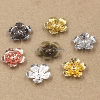 18*5mm Vintage Filigree 3D Flower Charms Bu Yao Hair Clasp Connectors Wraps Links Blank DIY Findings Multi-color Plated Brass 
18*5mm Vintage Filigree 3D Flower Charms Bu Yao Hair Clasp Connectors Wraps Links Blank DIY Findings Multi-color Plated Brass