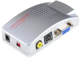 New VGA To Video PC laptop Composite Video AV S-Video RCA to PC Laptop VGA TV Converter adapter switch box AVC1801
New VGA To Video PC laptop Composite Video AV S-Video RCA to PC Laptop VGA TV Converter adapter switch box AVC1801