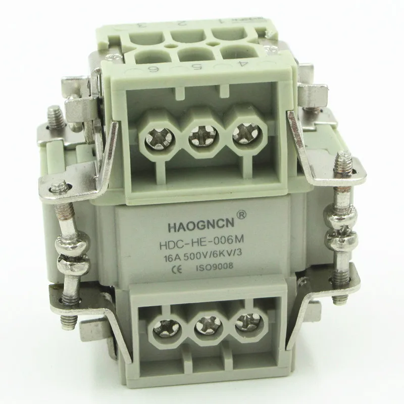 HDC-HE-006-M/F, разъем повышенной прочности, 6-контактный, 16 А, прямоугольный разъем hot runner
HDC-HE-006-M/F, разъем повышенной прочности, 6-контактный, 16 А, прямоугольный разъем hot runner