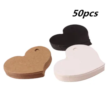 50Pcs Heart Wedding Invitations Card Kraft Paper Craft Favors Decoration Halloween Christmas Birthday Party Supplies 4.5*4cm
50Pcs Heart Wedding Invitations Card Kraft Paper Craft Favors Decoration Halloween Christmas Birthday Party Supplies 4.5*4cm