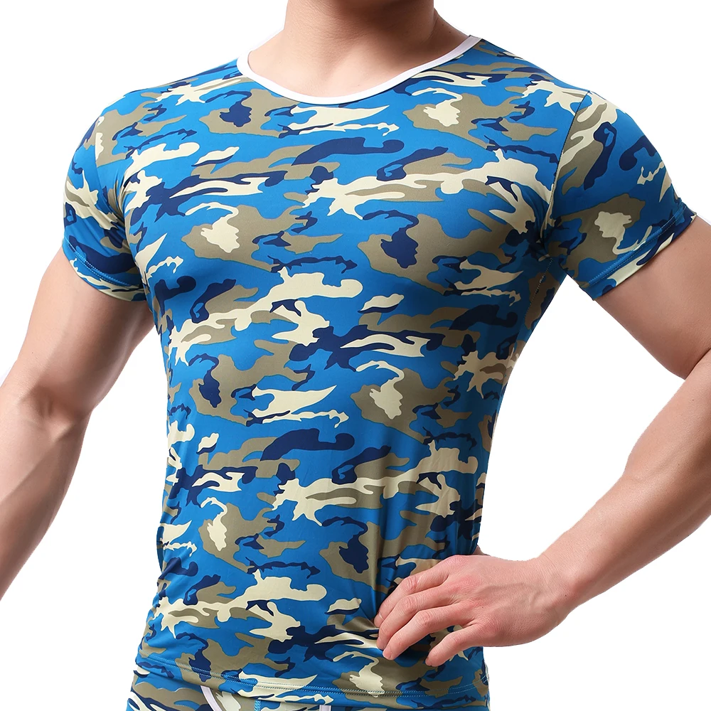 Men's Bottoming Shirt 1 Piece Fashion Camouflage Pattern Men Casual Top Shirt Soft Breathable Slim Male Undershirt
Men's Bottoming Shirt 1 Piece Fashion Camouflage Pattern Men Casual Top Shirt Soft Breathable Slim Male Undershirt