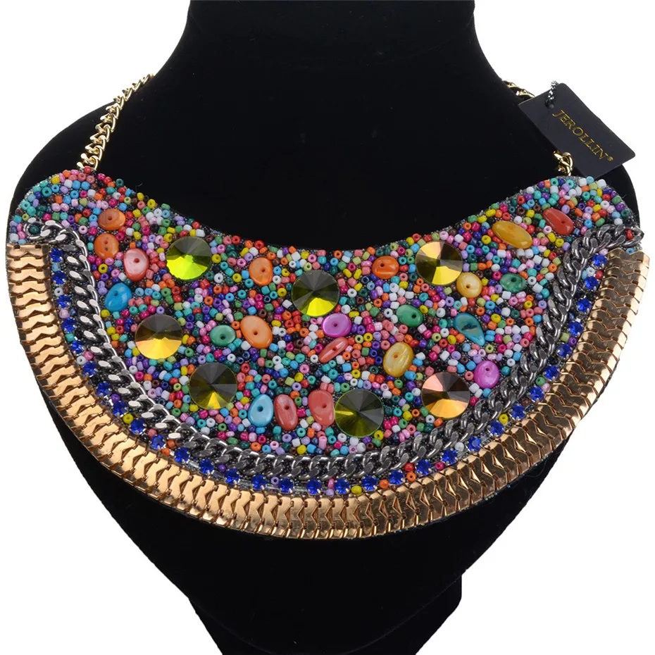 JEROLLIN New Women Fashion Necklace 2019 Vintage Big Pendant Beads Metal Gold Chain Statement Necklaces ketting kolye collares
JEROLLIN New Women Fashion Necklace 2019 Vintage Big Pendant Beads Metal Gold Chain Statement Necklaces ketting kolye collares