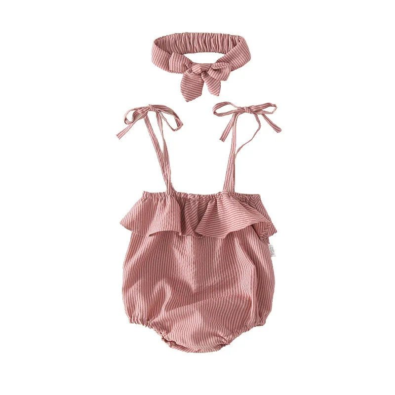 Summer Baby Girls Bodysuits Clothes Newborn Bodysuit Cute Boy And Girl Kids Wear Infant-clothing Sling Stripe Thin Section Baby
Summer Baby Girls Bodysuits Clothes Newborn Bodysuit Cute Boy And Girl Kids Wear Infant-clothing Sling Stripe Thin Section Baby