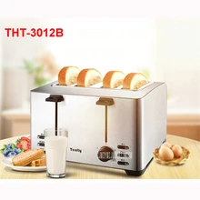 THT-3012B 220V/50Hz Multi-functional Breakfast Toaster automatic stainless steel 4 Slice Toaster Mini-toaster 1260WToaster Ovens
THT-3012B 220V/50Hz Multi-functional Breakfast Toaster automatic stainless steel 4 Slice Toaster Mini-toaster 1260WToaster Ovens