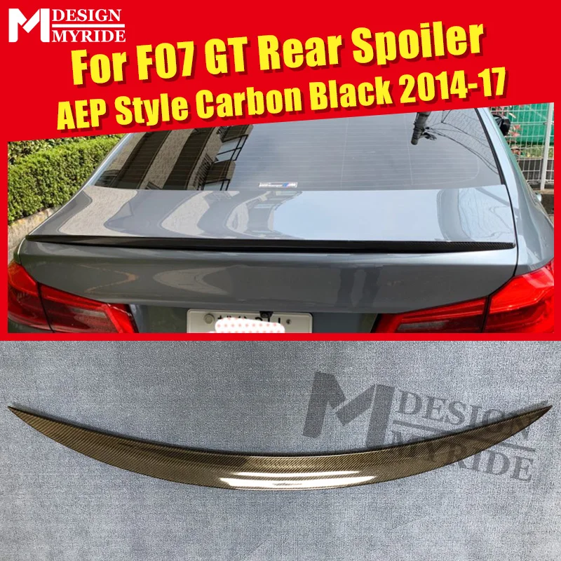 F07 GT Spoiler Tail rear lip wing Carbon Fiber AEP Style Fits For F07 GT 535i 550i 535iGT 550GT rear trunk Spoiler wings 2014-17 
F07 GT Spoiler Tail rear lip wing Carbon Fiber AEP Style Fits For F07 GT 535i 550i 535iGT 550GT rear trunk Spoiler wings 2014-17