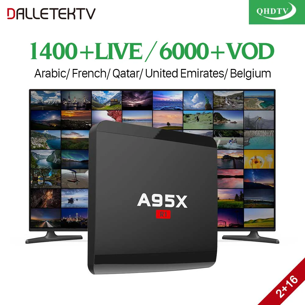 Arabic IPTV Subscription Box Android 7.1 2G 16G A95X R1 1 year IPTV Subscription France Arabic Belgium Netherlands Morocco
Arabic IPTV Subscription Box Android 7.1 2G 16G A95X R1 1 year IPTV Subscription France Arabic Belgium Netherlands Morocco