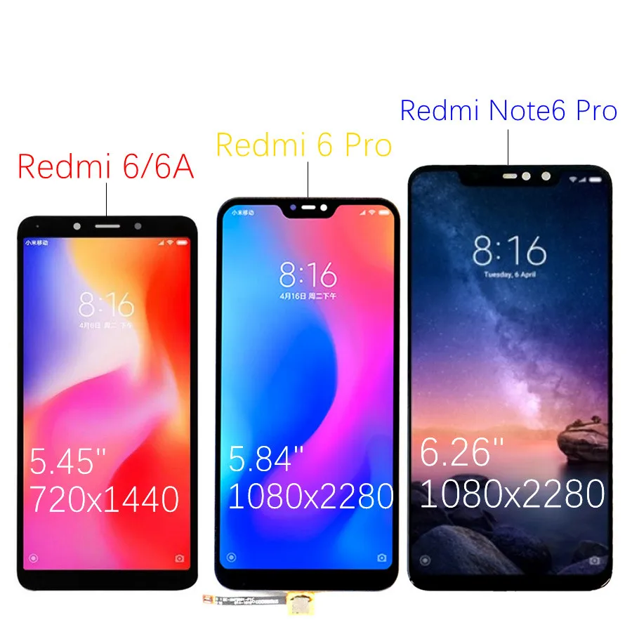 For Xiaomi Redmi 6 LCD Display Touch Screen Digitizer Assembly For Xiaomi Redmi Note 6 Pro LCD 6A Note6 Pro Screen Replacement
For Xiaomi Redmi 6 LCD Display Touch Screen Digitizer Assembly For Xiaomi Redmi Note 6 Pro LCD 6A Note6 Pro Screen Replacement