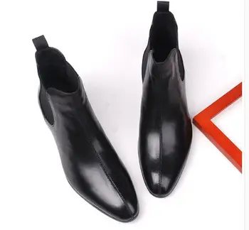 Autumn winter men's boots short boots leather Martin boots England men's high-top shoes Chelsea boots men
Autumn winter men's boots short boots leather Martin boots England men's high-top shoes Chelsea boots men