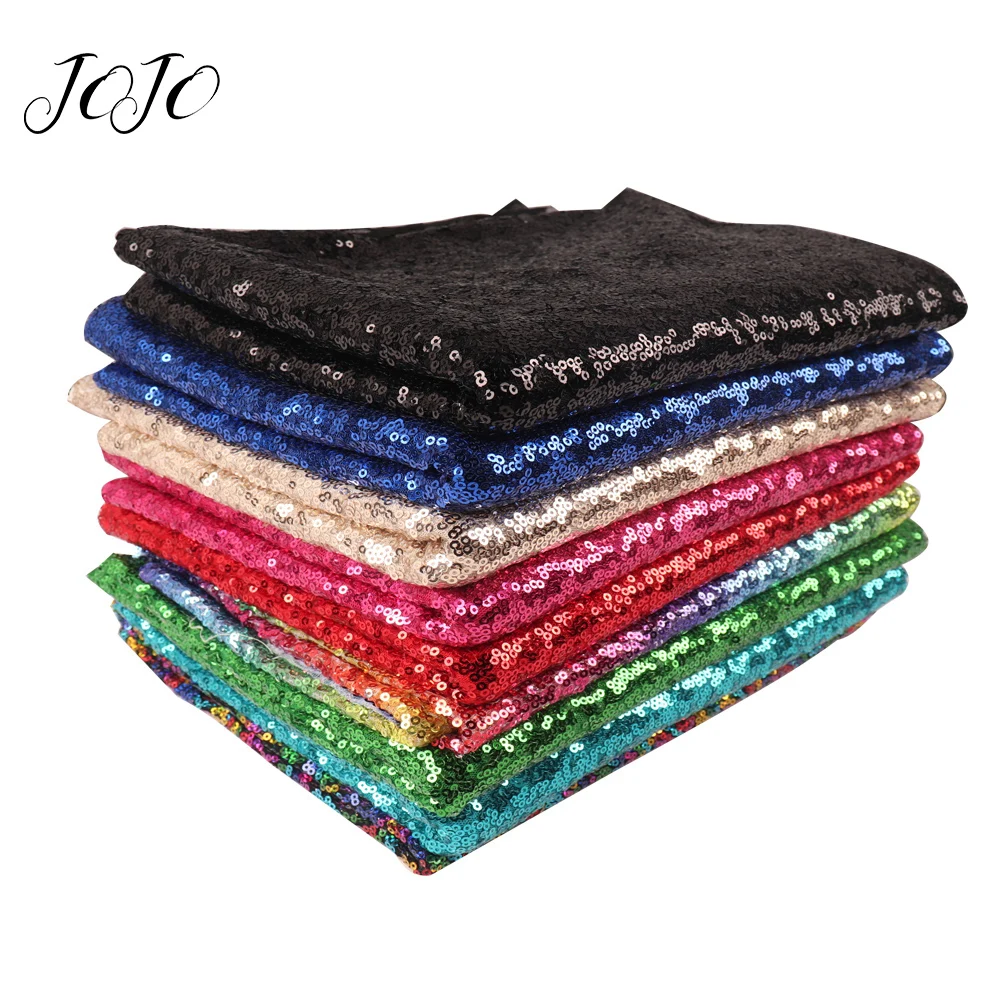 JOJO BOWS 50*150cm Sequin Fabric For Dress Colored Sheets For Needlework Home Textile Apparel Sewing Materials Party Decoration
JOJO BOWS 50*150cm Sequin Fabric For Dress Colored Sheets For Needlework Home Textile Apparel Sewing Materials Party Decoration