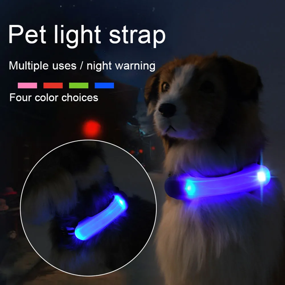 Silicone Straps Security Warning Lights Dog Collar LED Light Glowing Pet Collar LXY9
Silicone Straps Security Warning Lights Dog Collar LED Light Glowing Pet Collar LXY9