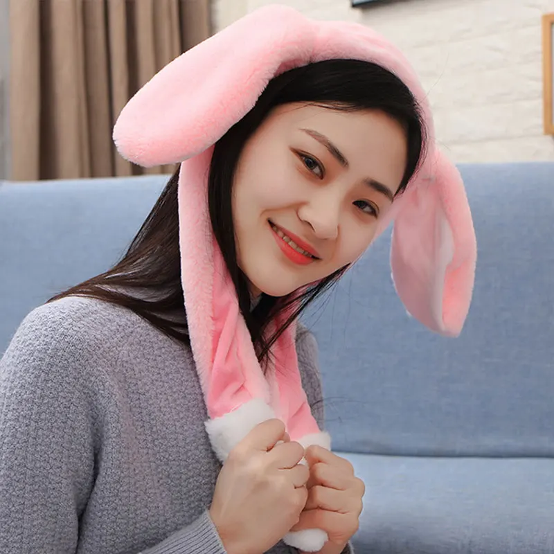 Pink Plush Gifts Girl Friend Joke Flash Rabbit Ears Gasbag LED Sweet Imitate Baby Toys Knitted Hat 
Pink Plush Gifts Girl Friend Joke Flash Rabbit Ears Gasbag LED Sweet Imitate Baby Toys Knitted Hat